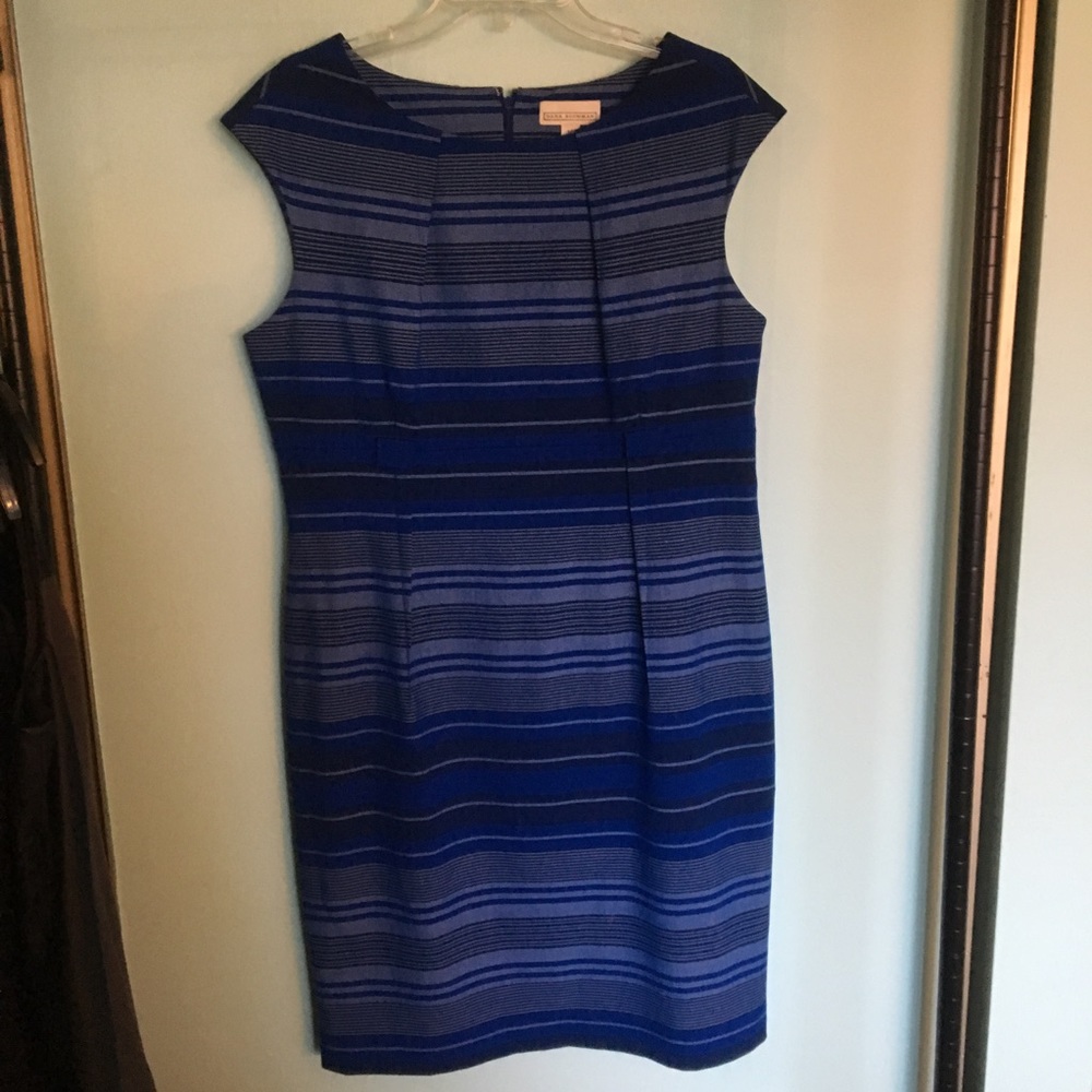 Professional blue dress